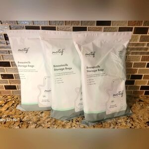NWT 3 Bags Motif Breastmilk Storage Bags (100 Count Per Bag)